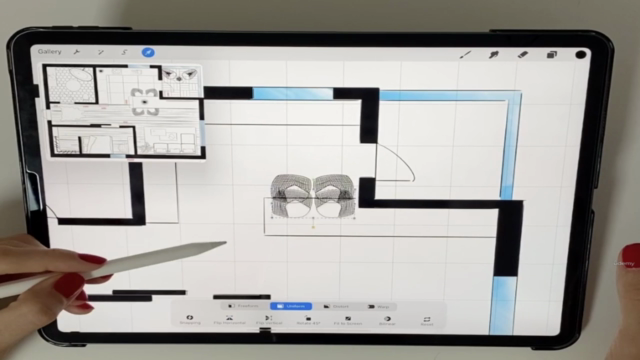 2D Plan on Procreate – Screenshot 1
