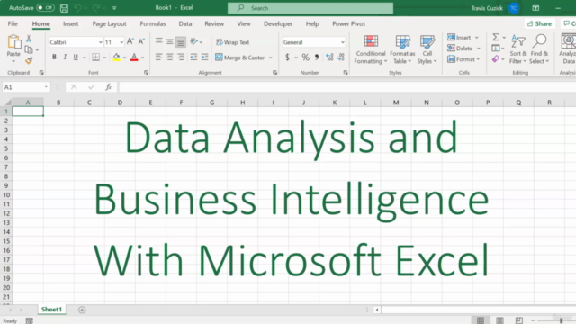 Data Analysis And Business Intelligence With Microsoft Excel – Screenshot 1