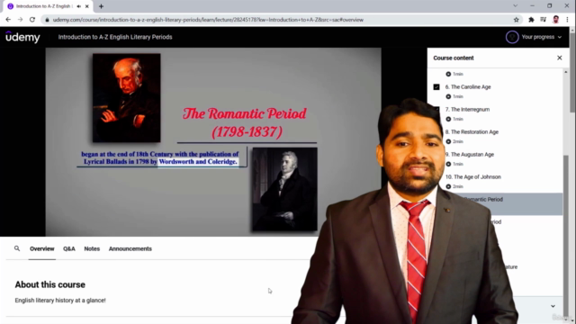 Introduction to A-Z English Literary Periods – Screenshot 2
