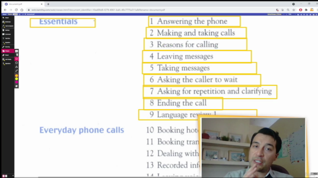Must-know Phone English Skills for Business Telephone Calls – Screenshot 2