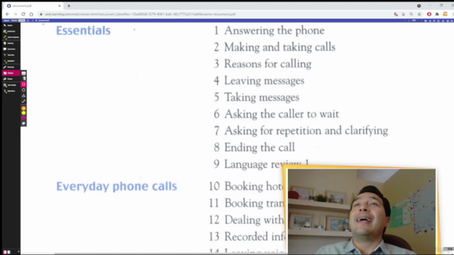 Habilidades telefónicas imprescindibles en inglés comercial – Screenshot 1