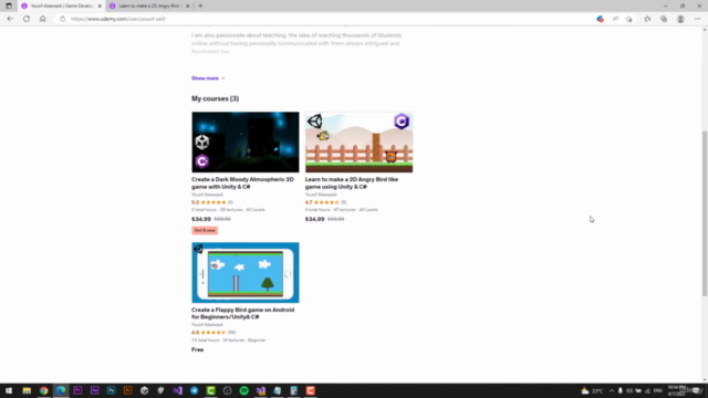 Create a Flappy Bird game on Android for Beginners/Unity& C# – Screenshot 4
