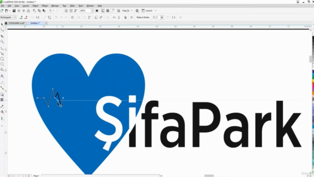 Sıfırdan Bol Uygulamalı Sektörel Bilgilerle Corel Draw 2020 – Screenshot 1