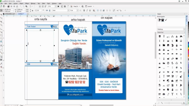 Sıfırdan Bol Uygulamalı Sektörel Bilgilerle Corel Draw 2020 – Screenshot 2