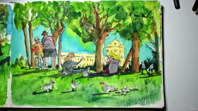 Urban Sketching Essentials: Create Your Own Coloring Books – Screenshot 1