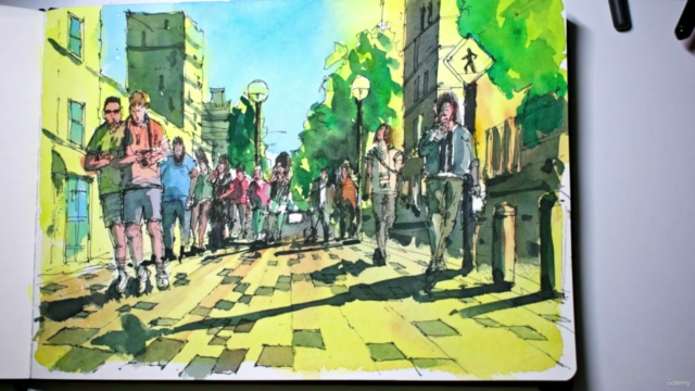 Urban Sketching Essentials: Create Your Own Coloring Books – Screenshot 2