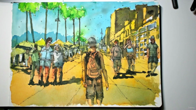 Urban Sketching Essentials: Create Your Own Coloring Books – Screenshot 3