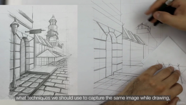 Outdoor and Building Drawing Course with Perspective - Screenshot_01