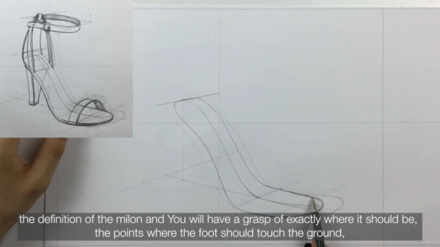 Shoe Drawing Course with Perspective Techniques – Screenshot 2