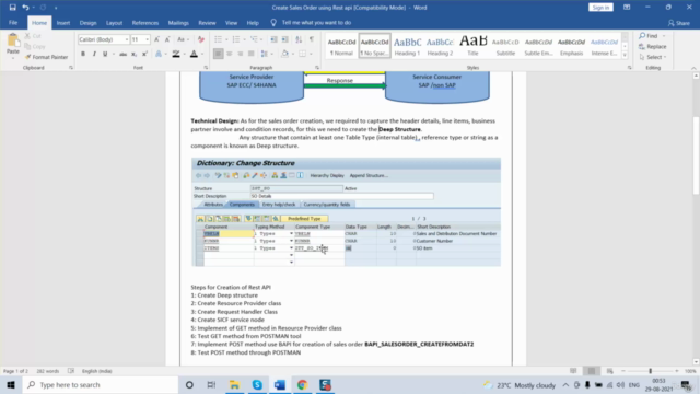 create sap sales order using rest api – Screenshot 2