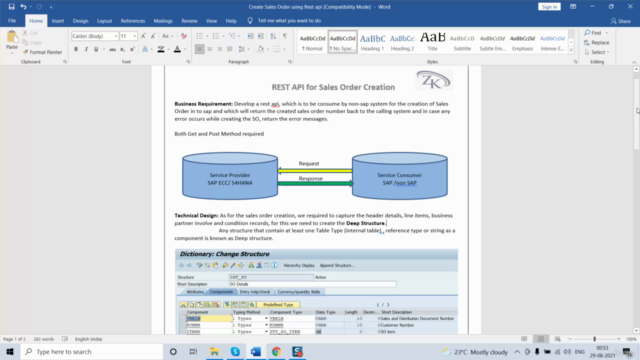 create sap sales order using rest api – Screenshot 3