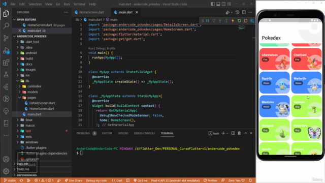 Crea tu primera Pokédex con Flutter y Dart, paso a paso – Screenshot 1