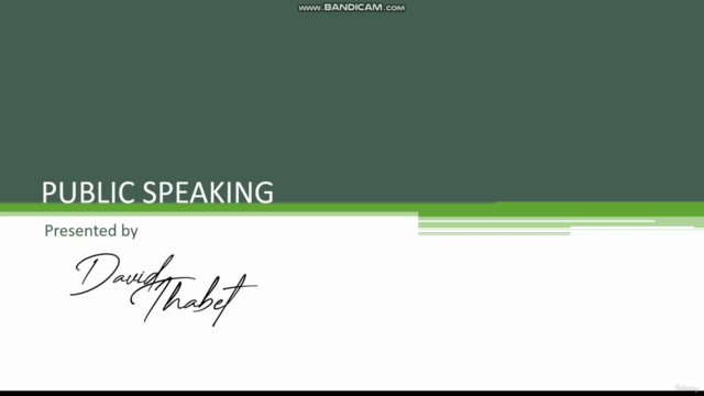 2023 Public Speaking & Presentation Skills Masterclass – Screenshot 1