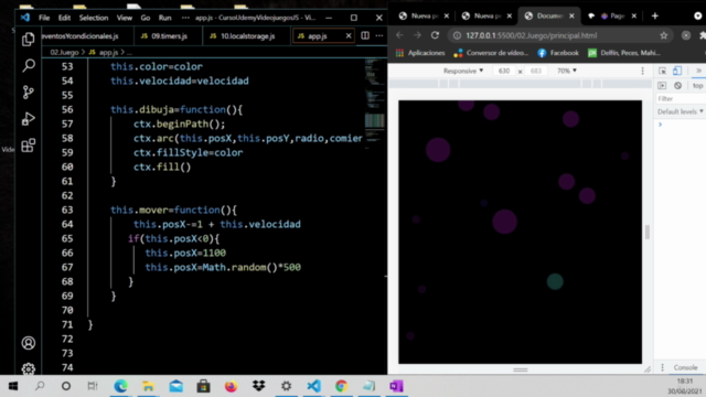 Videojuegos con Javascript y Canvas 2024 – Screenshot 3