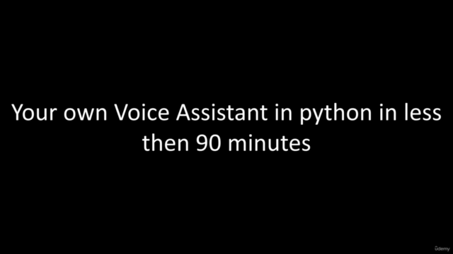How to build your own first Voice Assistant in Python – Screenshot 1