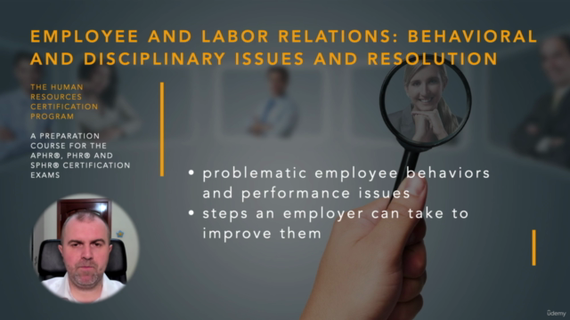 Behavioral and Disciplinary Issues Resolution(HRCI-PHR/SPHR) – Screenshot 2
