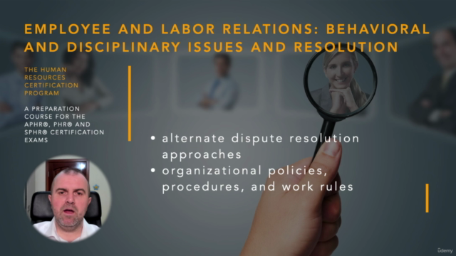 Behavioral and Disciplinary Issues Resolution(HRCI-PHR/SPHR) – Screenshot 4