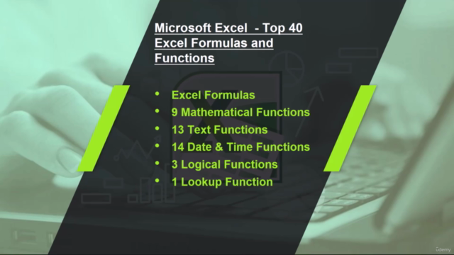 Microsoft Excel - Top 40 Excel Formulas & Functions – Screenshot 1