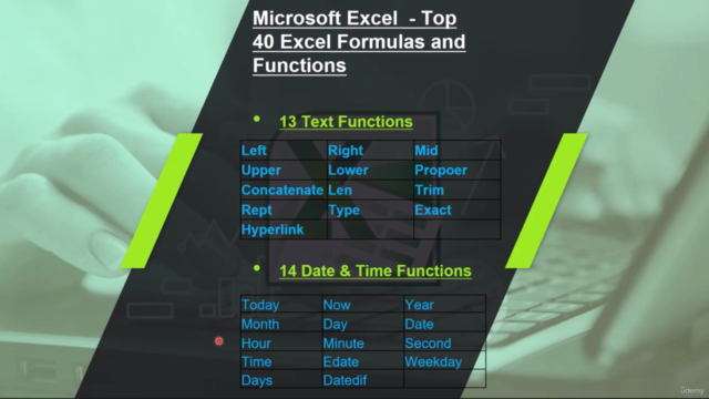 Microsoft Excel - Top 40 Excel Formulas & Functions – Screenshot 2