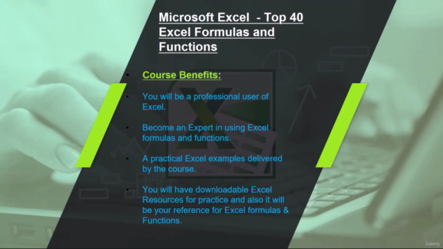 Microsoft Excel - Top 40 Excel Formulas & Functions – Screenshot 3