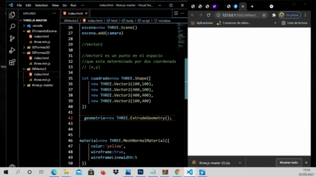 Aprende Three.js , 3D en el navegador – Screenshot 2