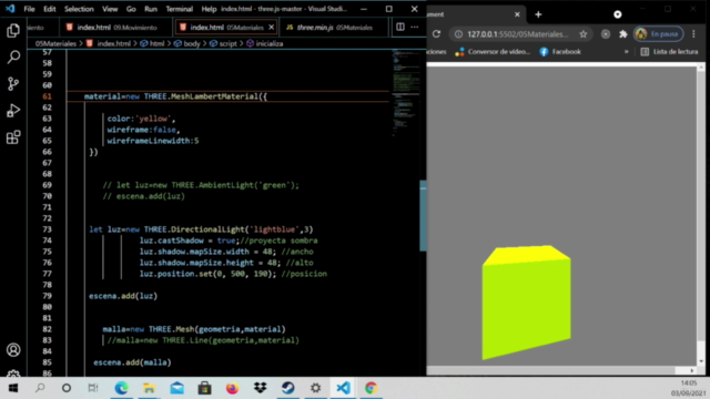Aprende Three.js , 3D en el navegador – Screenshot 3