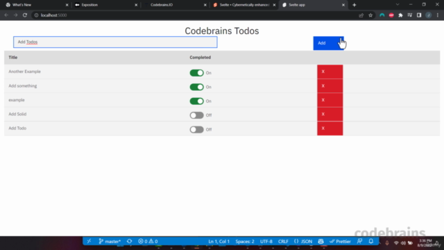 Build A TodoList with Python, FastAPI and Svelte – Screenshot 2