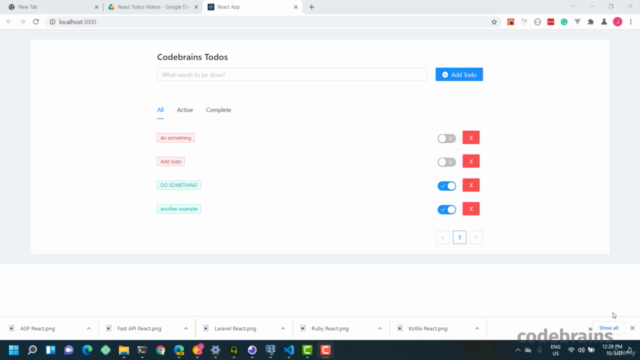 Build A TodoList with Kotlin, Spring Boot and React – Screenshot 1