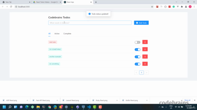 Build A TodoList with Kotlin, Spring Boot and React – Screenshot 4