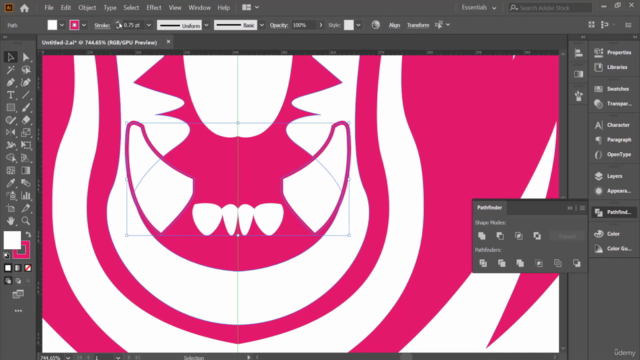 Logo design course in adobe illustrator: bear mascot design - Screenshot_04
