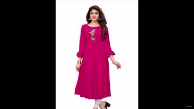 Beginners Indian Kurti (kameez ) Making Course – Screenshot 1