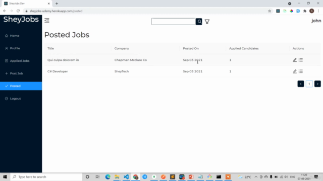 MERN Stack Job Portal App : React ,Redux ,Node ,Mongo 2021 - Screenshot_04