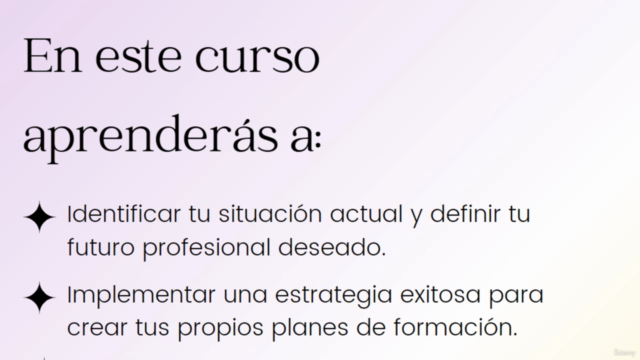 Creá tu propio plan de formación profesional – Screenshot 2