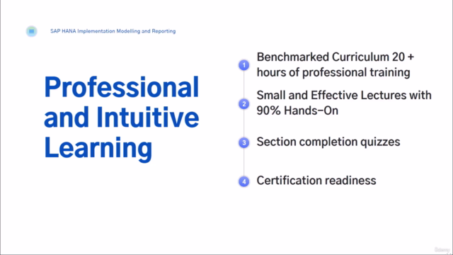 SAP HANA Implementation, Modelling and Reporting Course – Screenshot 4