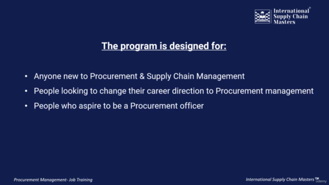 Procurement Management- Job Training Course – Screenshot 1