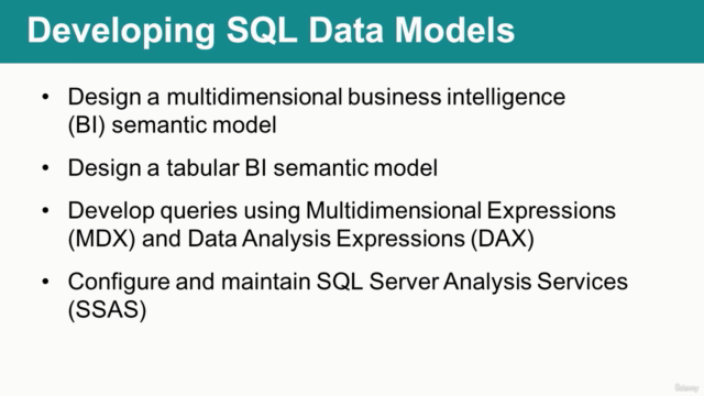 Business Intelligence (BI) - Developing SQL Data Models – Screenshot 1