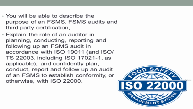 ISO 22000 Food Safety Management Systems Lead Auditor Course – Screenshot 3