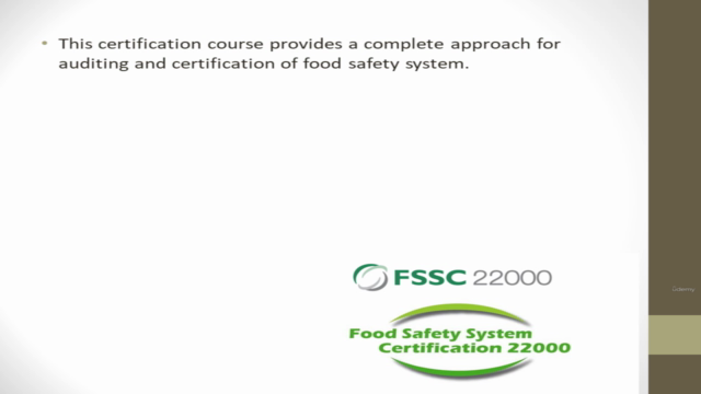 FSSC 22000 Lead Auditor Certification Course – Screenshot 2