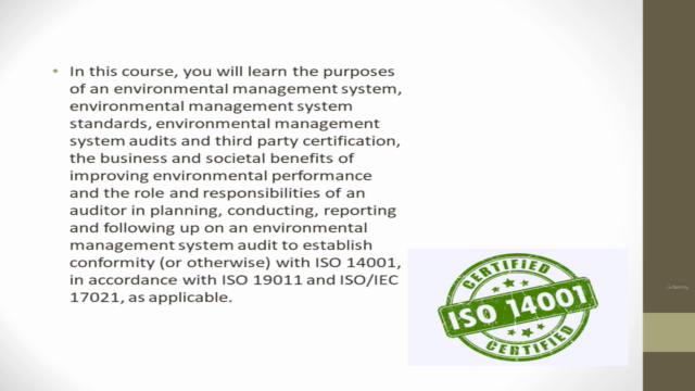 ISO 14001 (EMS) Lead Auditor Certification Course – Screenshot 3