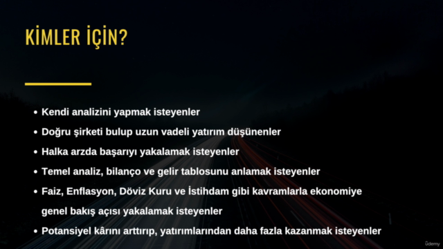 Borsaya Giriş ve Temel Analiz Eğitimi – Screenshot 3