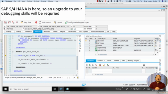 Learn to debug code in SAP S/4 HANA - Screenshot_01