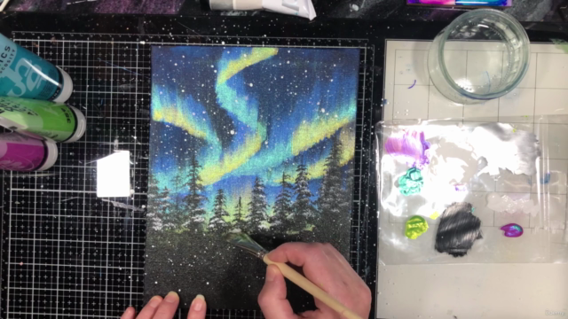 Northern Lights Forest Art Canvas - Screenshot_03