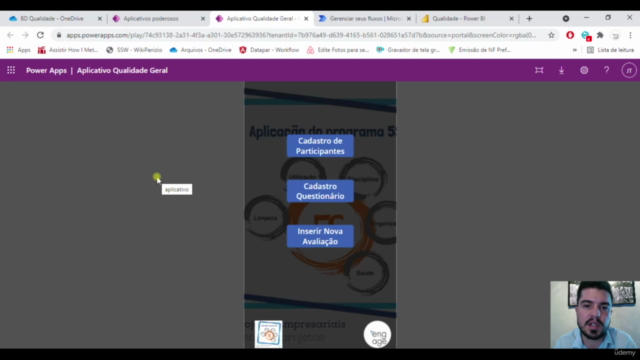 Aplicativo de qualidade com power apps, automate e power bi – Screenshot 1