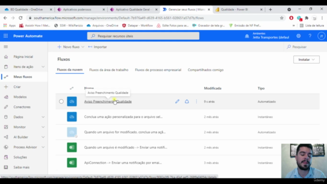 Aplicativo de qualidade com power apps, automate e power bi – Screenshot 4