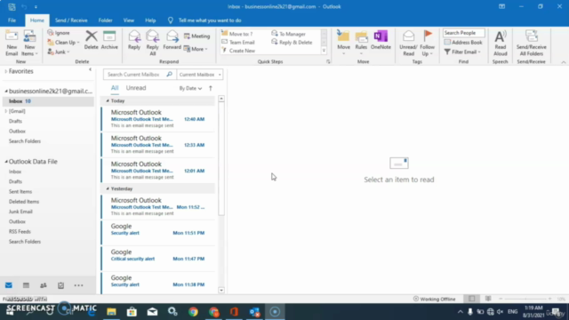 Learn Microsoft Outlook | Complete Microsoft Outlook Guide – Screenshot 1