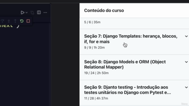 Curso de Django Web Framework e Django Rest Framework (DRF) - Screenshot_02