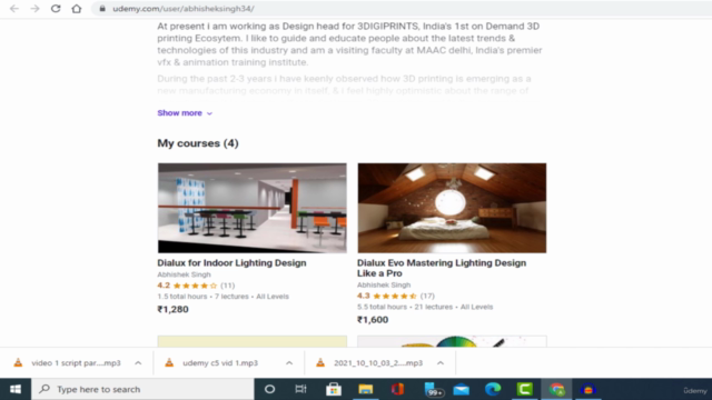 Dialux evo A Complete Training in Lighting Design Parameters – Screenshot 3