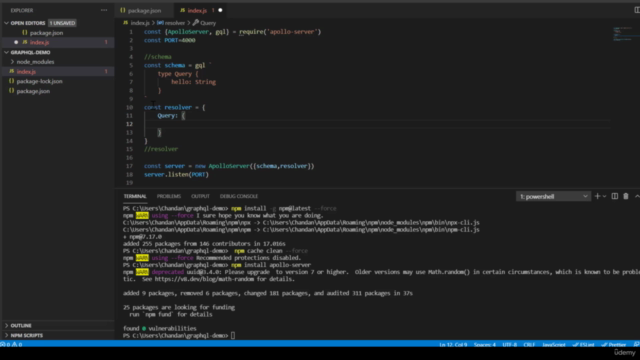 GraphQL: Learn Basic GraphQL with Node JS and MongoDB – Screenshot 2