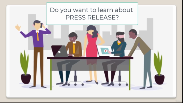 Press Release Comprehensive Course – Screenshot 1