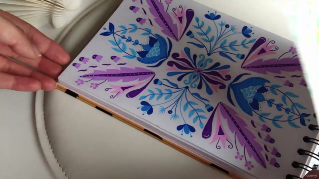 Floral drawing with Posca: Turn your doodles into a pattern - Screenshot_04